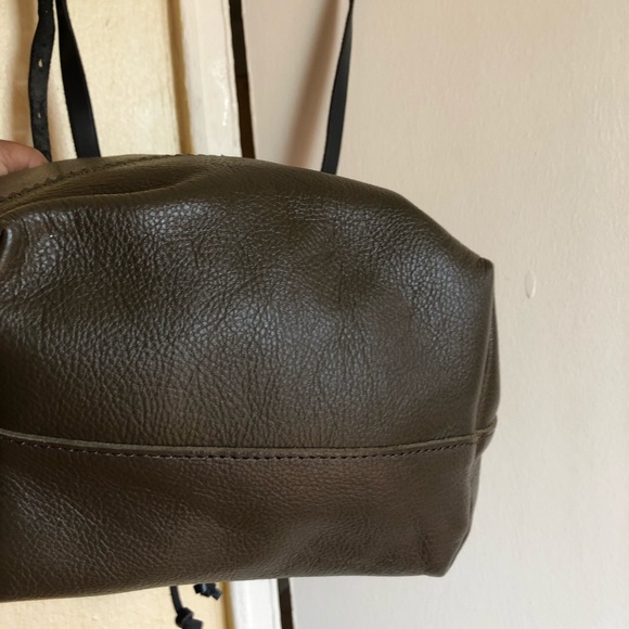 J crew drawstring leather bag - Picture 3 of 6